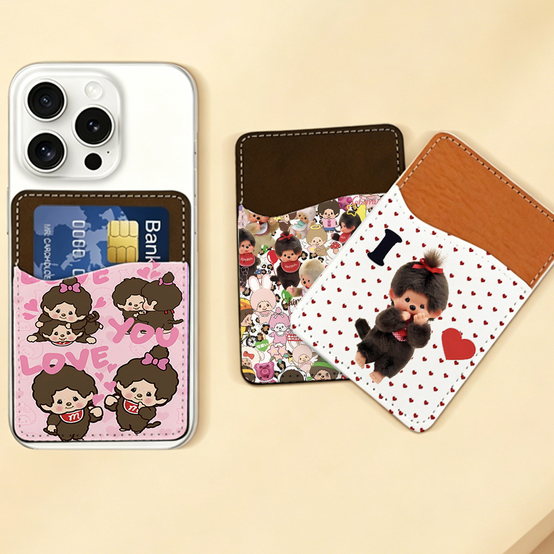 Card Top Loader - Portafoglio per Telefono MONCHHICHI in Pelle