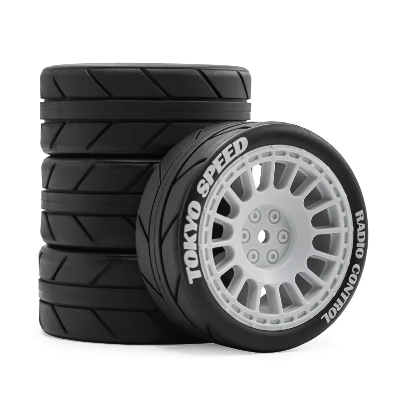 Tamiya Model Rc Car - Set di 4 Pneumatici per Rally