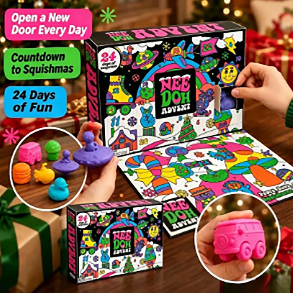 24 pezzi Nee‑Doh Squish Fidget - Mystery Box Blind Bag recensione e prezzo