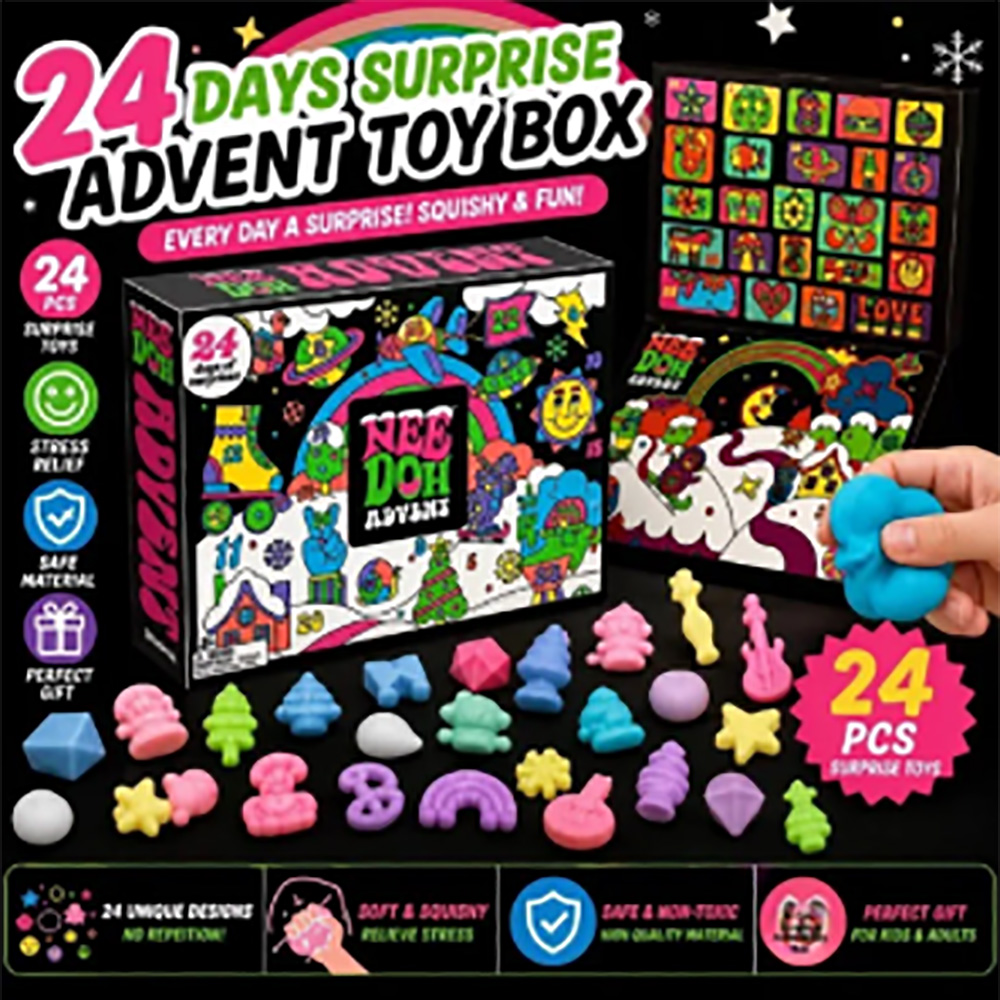 24 pezzi Nee‑Doh Squish Fidget - Mystery Box Blind Bag recensione e prezzo