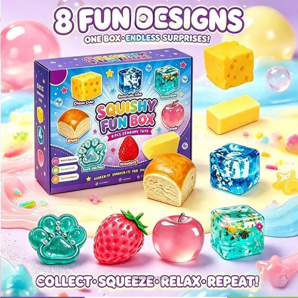 Needoh 8 Pezzi Squishies Miste - Mystery Box Blind Bag recensione e prezzo
